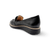 Oclem Black Leather Flat