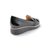 Oclem Black Leather Flat