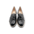 Oclem Black Leather Flat