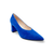 Masana Cobalt Suede Block Heel Pump