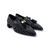 Lea102 Patterned Black Flat
