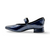Lea100 Blue Mary-Jane Flat