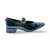Lea100 Blue Mary-Jane Flat