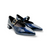 Lea100 Blue Mary-Jane Flat