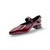 Lea100 Burgundy Mary-Jane Flat