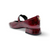 Lea100 Burgundy Mary-Jane Flat