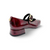 Lea100 Burgundy Mary-Jane Flat