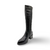 Dupe Black Mid Calf Boot