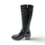 Dupe Black Mid Calf Boot