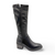 Dupe Black Mid Calf Boot