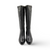 Dupe Black Mid Calf Boot