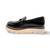 Oppo Black Platform Loafer