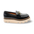 Oppo Black Platform Loafer