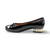 Azzi Black Pearl Heel Ballet Flat
