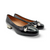 Azzi Black Pearl Heel Ballet Flat