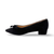 72241 Black Suede Flat