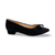 72241 Black Suede Flat