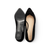 72241 Black Suede Flat