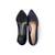 72242 Navy Suede Low Heel