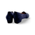 72242 Navy Suede Low Heel