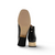 Demon Black Leather Bootie