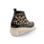 Josie Black/Cheetah High Top Wedge