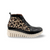 Josie Black/Cheetah High Top Wedge