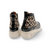 Josie Black/Cheetah High Top Wedge