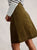 444227 Tia Khaki Green Cord Skirt