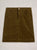 444227 Tia Khaki Green Cord Skirt