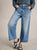  Blue cropped jeans