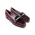 Mina Burgundy Black Loafer