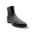Black ankle boot with studded detail 