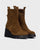 G7006 Brown Wedge Ankle Boot