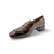 C5020 Brown Patent Croc Loafer