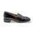 C5020 Navy Patent Croco Loafer