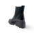 G7006 Black Wedge Ankle Boot