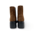 G7006 Brown Wedge Ankle Boot