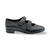 Gifth Black Leather Flat