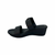 Rabia Black Wedge Slide