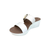 Rabia White Wedge Slide