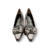 HI254198 Sahara Pewter Bow Heel