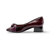 HI254198 Sahara Maroon Bow Heel