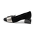 5982 Black Pewter Loafer Heel