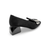 5982 Black Pewter Loafer Heel