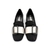 5982 Black Pewter Loafer Heel
