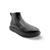 IQ- Comf Black Leather Ankle Boot