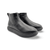 IQ- Comf Black Leather Ankle Boot