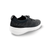 Super-Q Black/Silver Knit Laced Sneaker