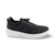 Super-Q Black/Silver Knit Laced Sneaker